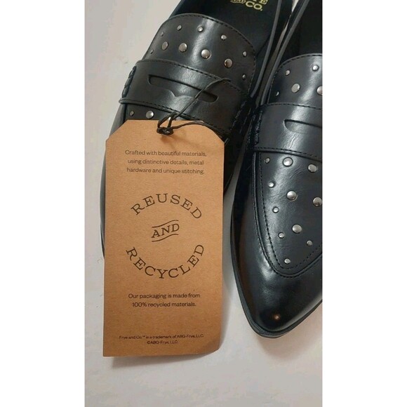 Frye and Co. Women's Size 8.5 Elara Loafers 8.5M Black Slip On Shoes - Picture 12 of 12